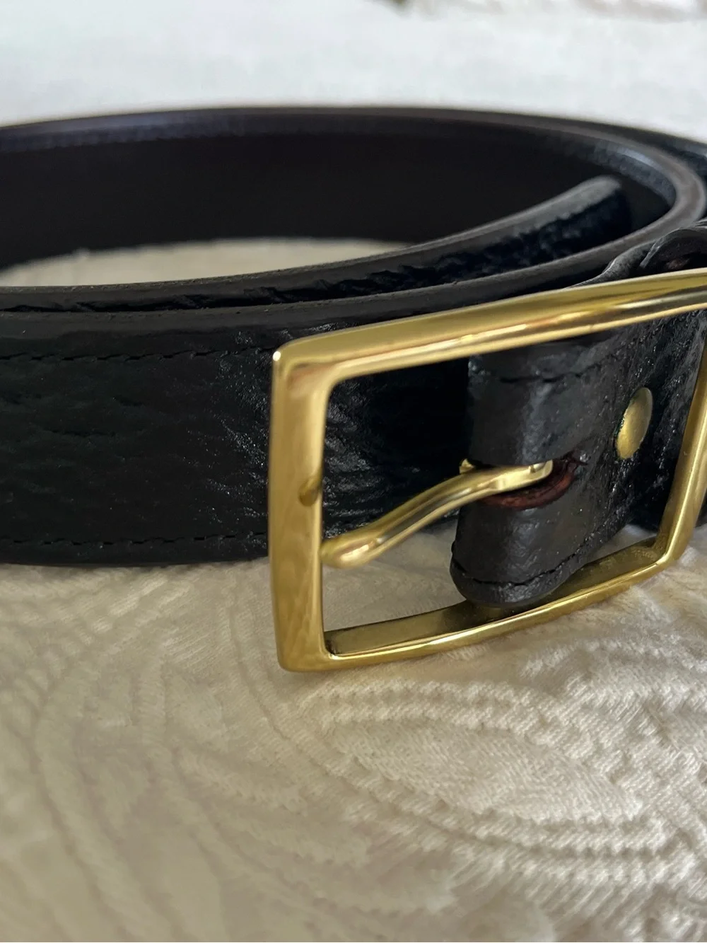 Milt Sparks Holsters Double-Thickness Contoured Sharkskin Gun Belt BrownBlack 44